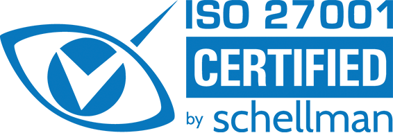 ISO 27001 Certified by Schellman Logo